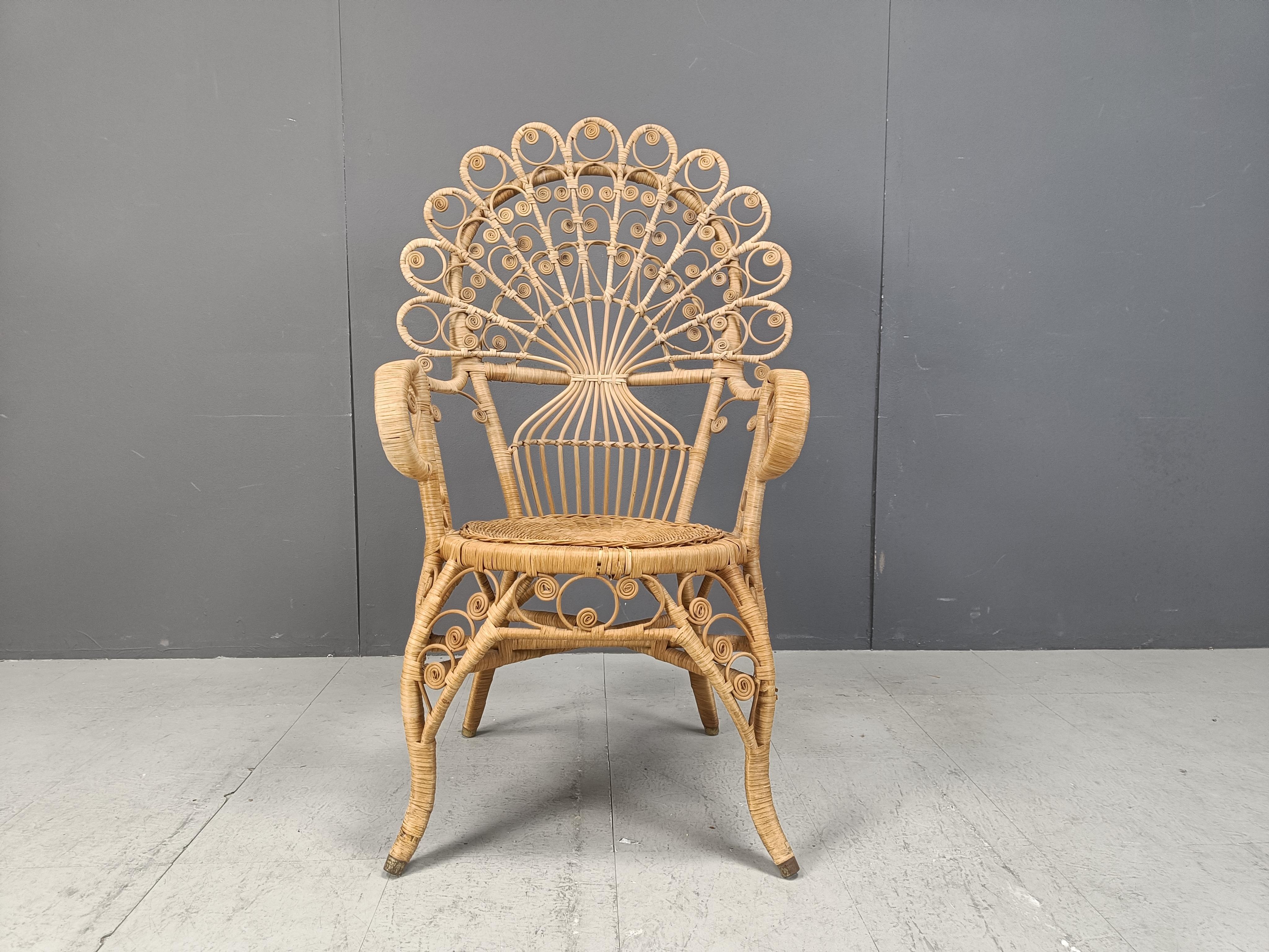 Late 20th Century Vintage peacock chair, 1970s