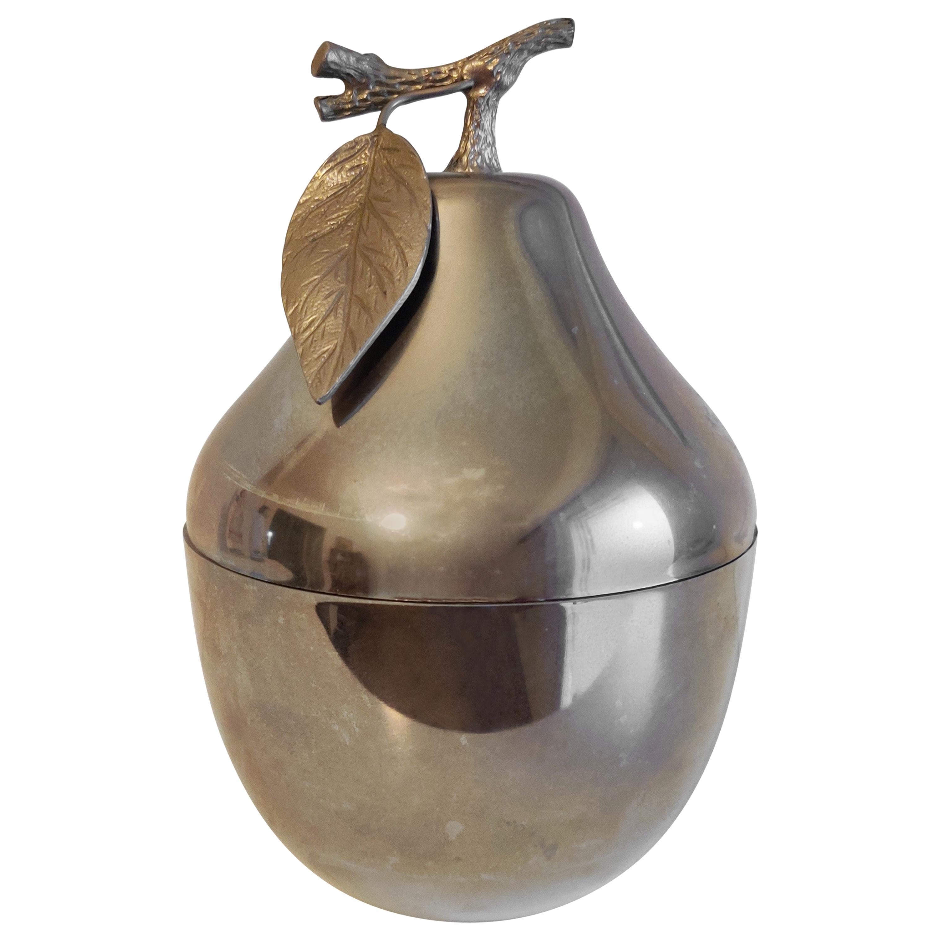 Vintage Pear Ice Bucket by Freddotherm, 1970s