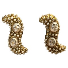 Vintage Pearl Alexis Lahellec Earrings 