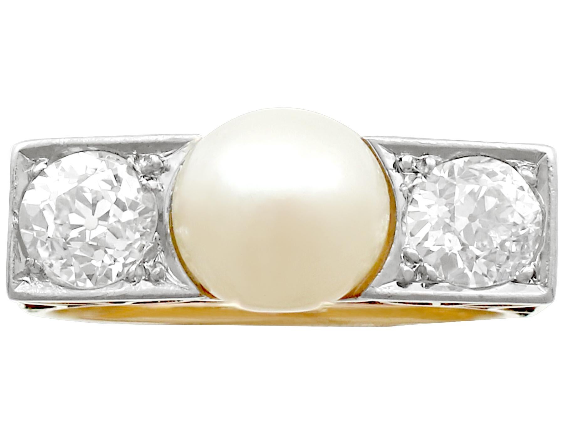 vintage pearl wedding rings