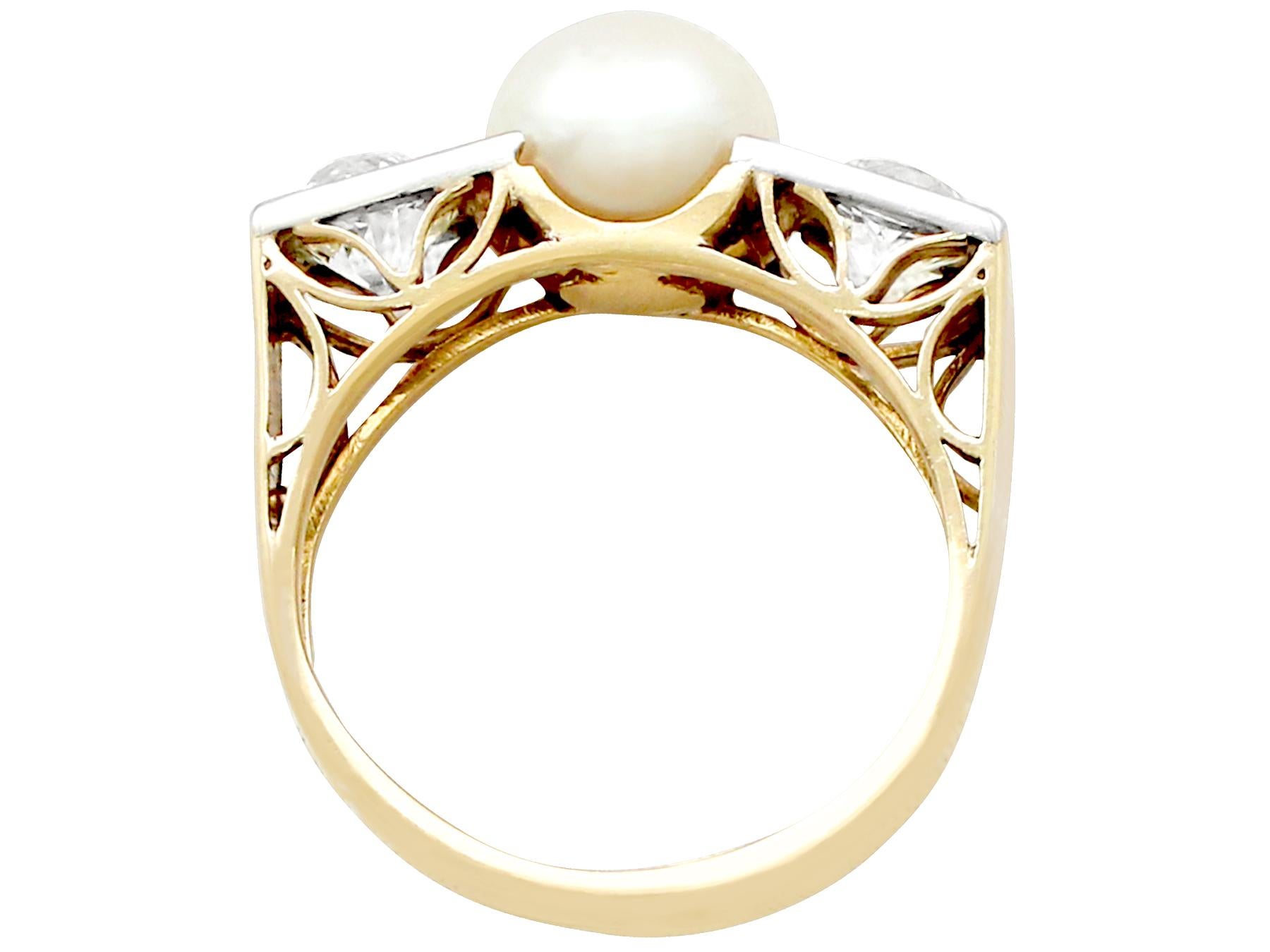 diamond and pearl ring vintage