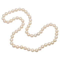 Vintage Pearl Beaded Strand Necklace