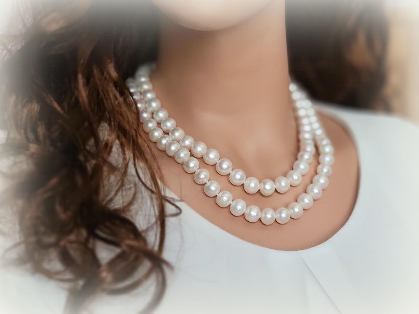 Vintage Perlenkette im Zustand „Hervorragend“ im Angebot in Chesterland, OH