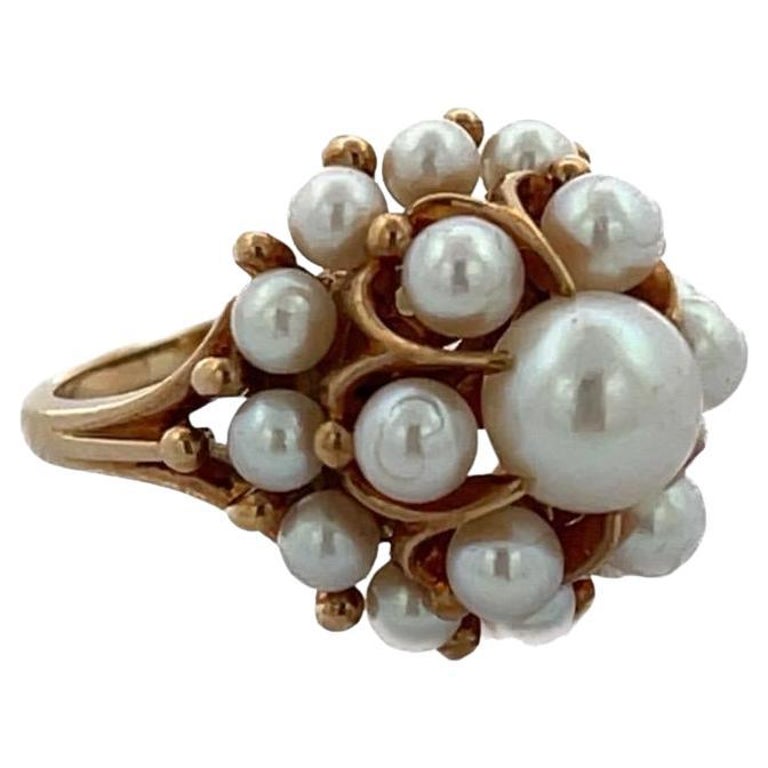 Vintage Pearl Ring For Sale at 1stDibs