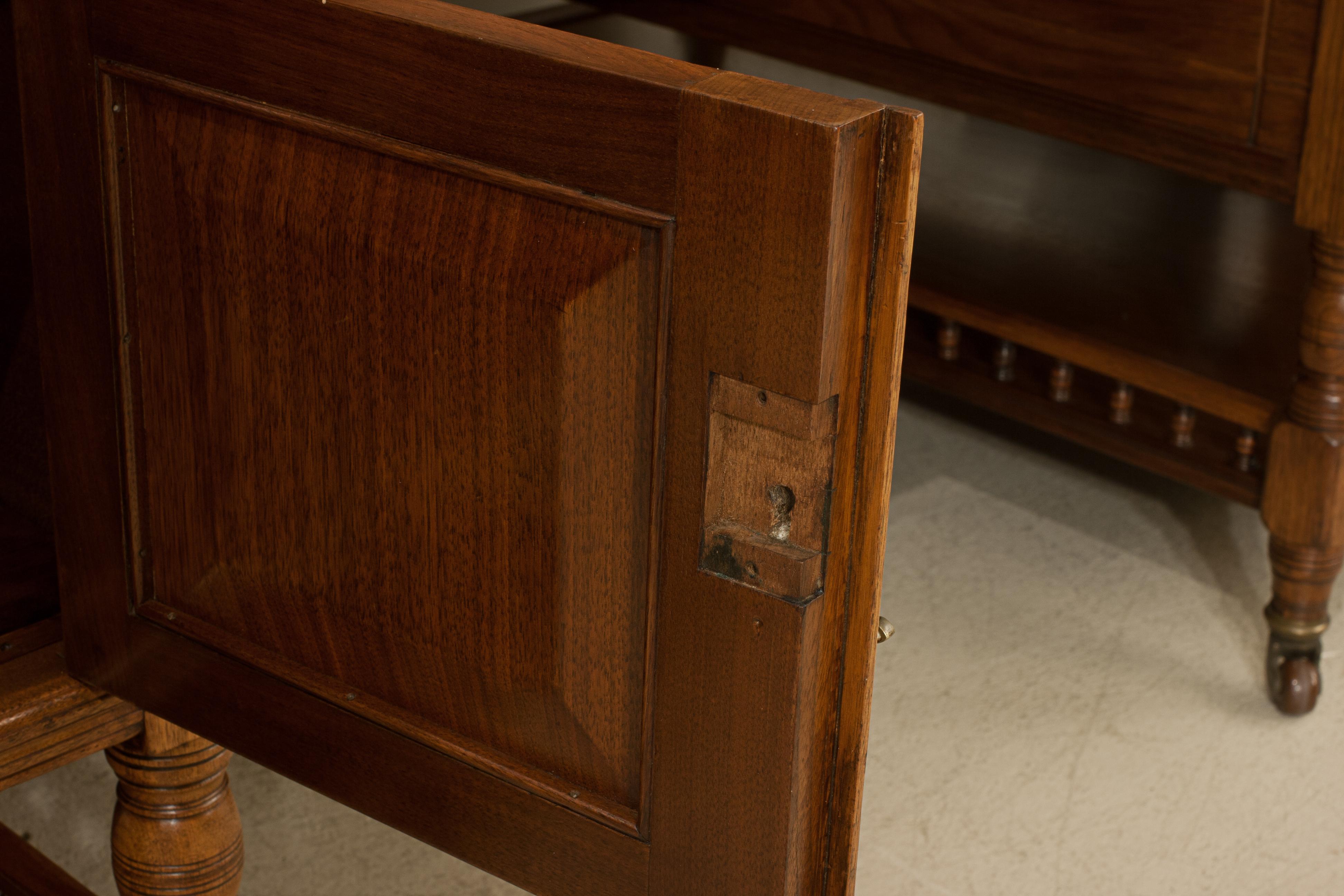 Vintage Pedestal Partners Desk For Sale 4