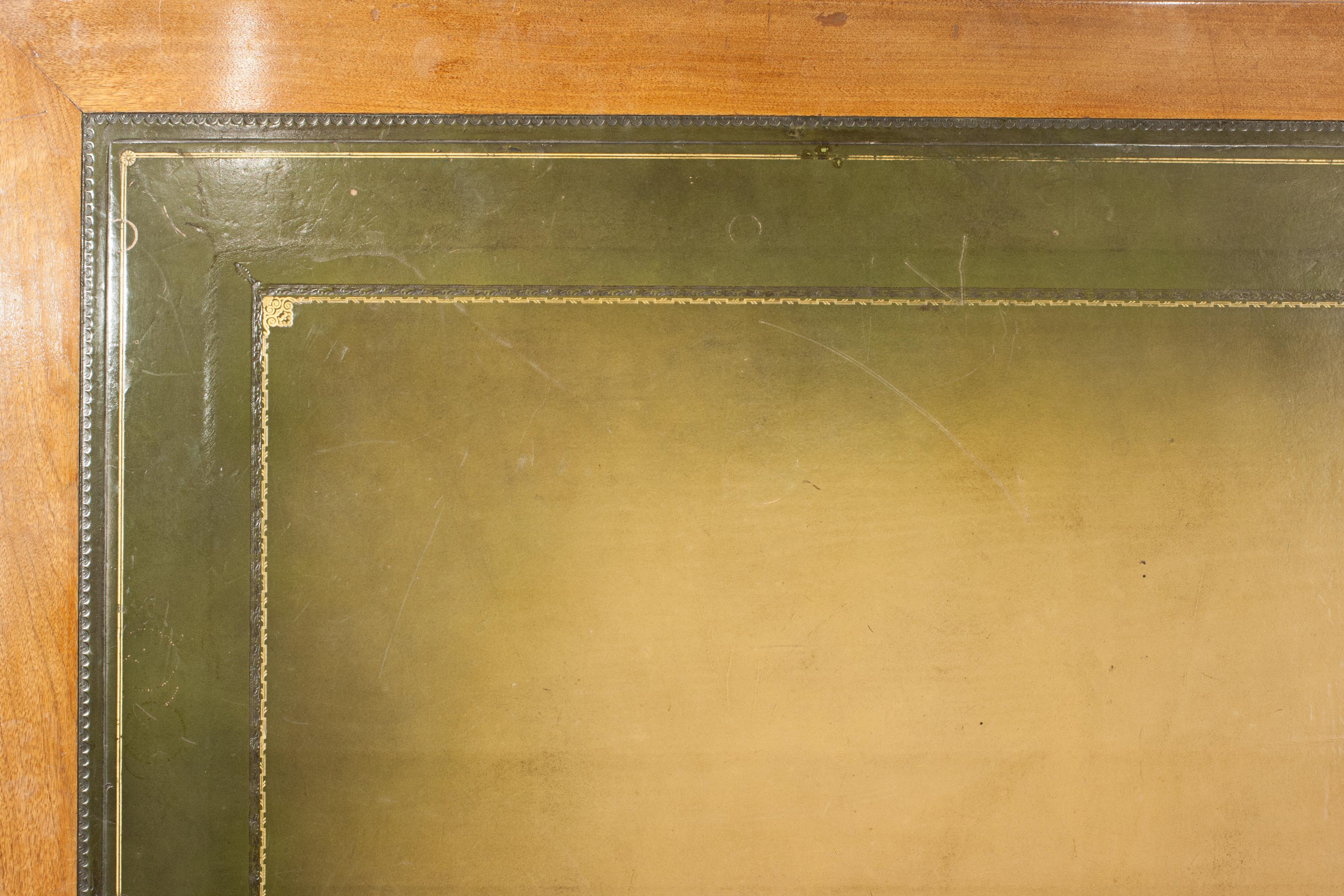 Vintage Pedestal Partners Desk For Sale 12
