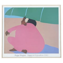 Pegge Hopper "Banana Leaf II", Exposition d'art texane 1983, Impression encadrée