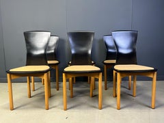 Chaises de salle à manger Pelope vintage par Francesco Binfarè pour Cassina, 1990