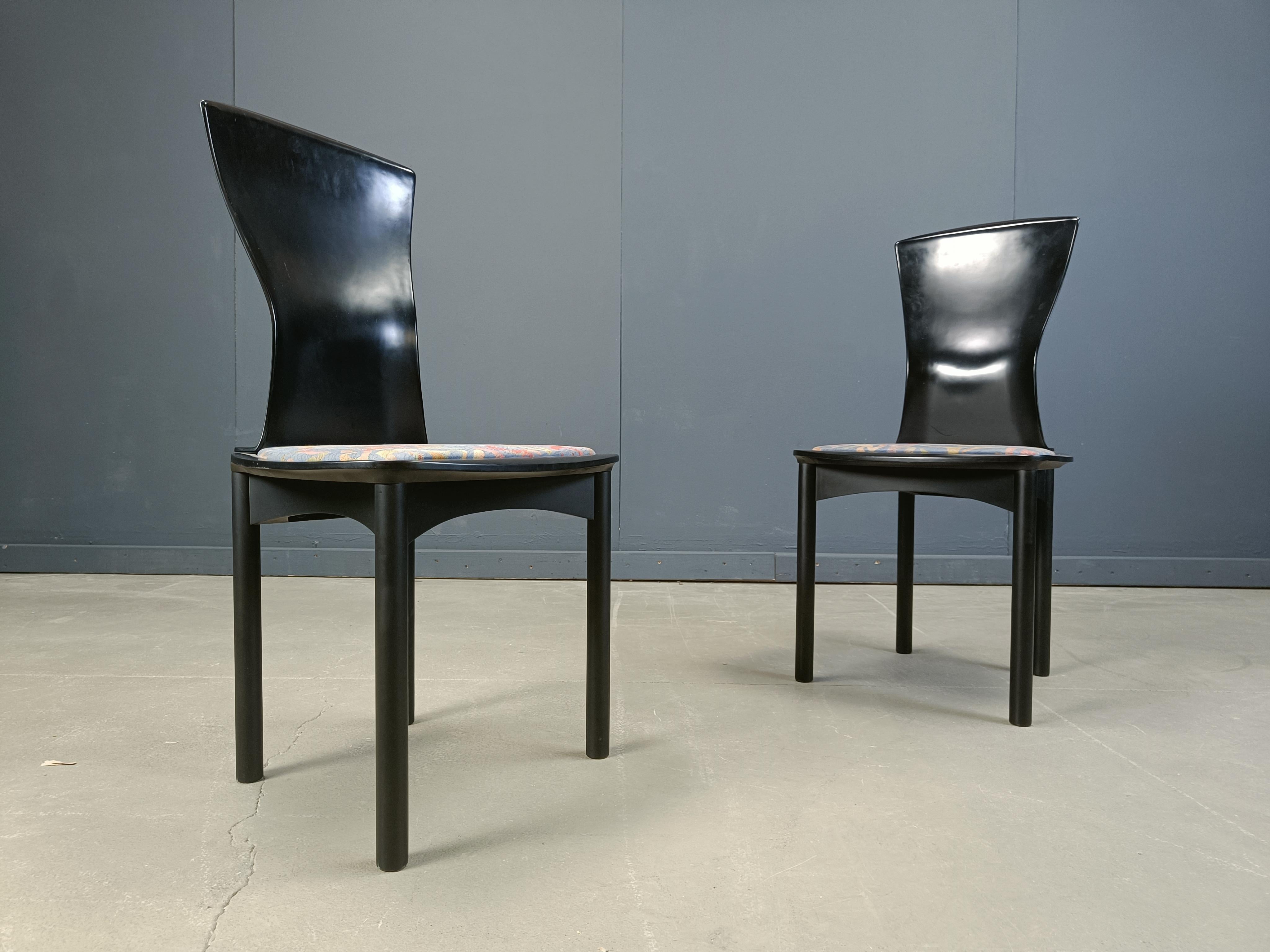 Vintage Pelope Esszimmerstühle von Francesco Binfarè für Cassina, 1990er Jahre (Italienisch) im Angebot