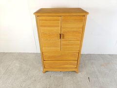 Vintage pencil reed cabinet, 1970s