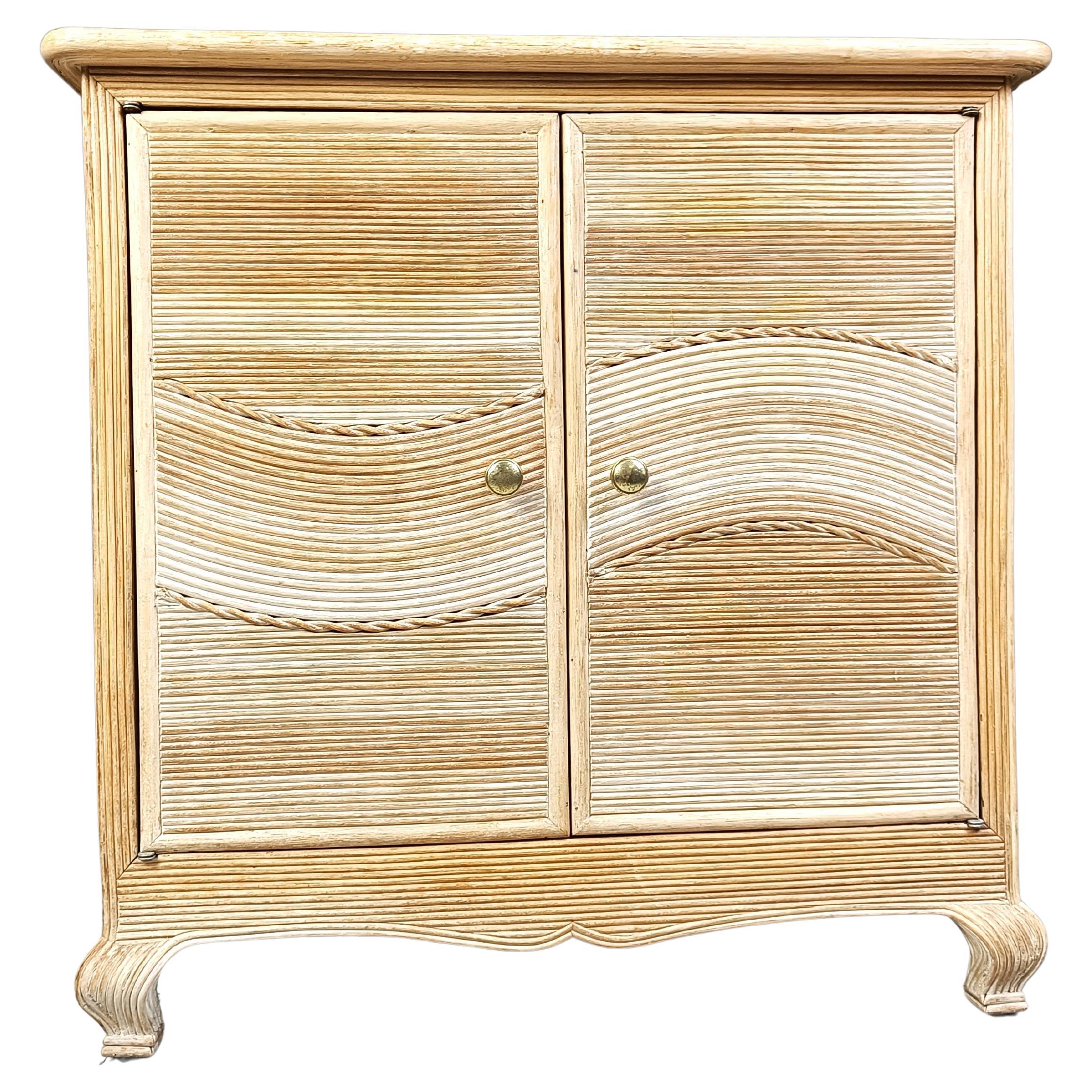 Armadietto a canne di matita vintage, anni '70