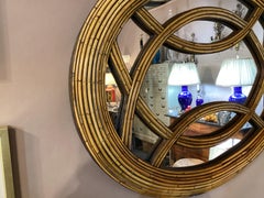 Vintage Pencil Reed Mirror