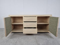 Vintage pencil reed sideboard, 1970s