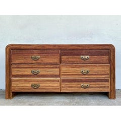 Vintage Pencil Reed Waterfall Dresser