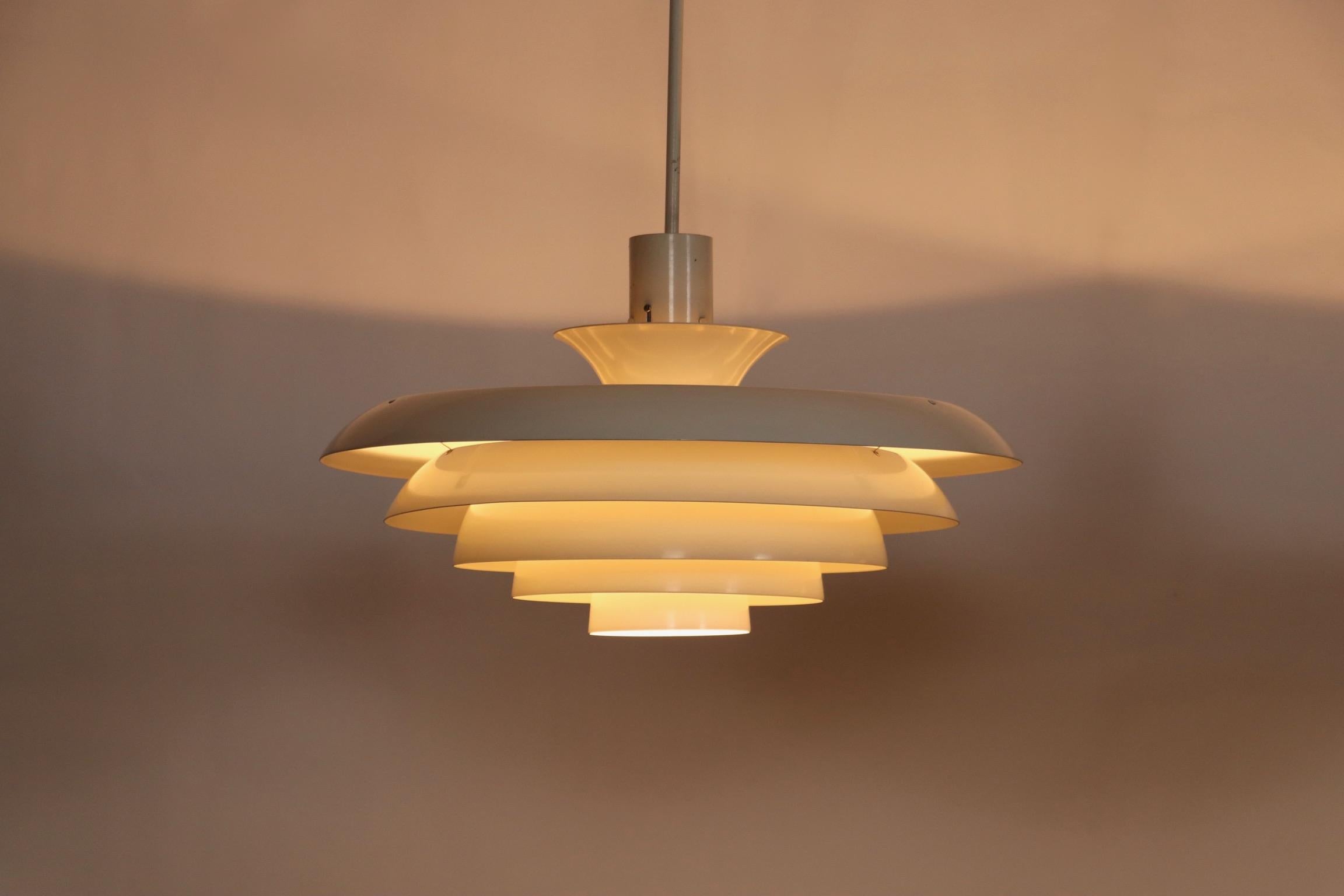 Vintage Pendant Lamp By Fagerhults Belysning, Sweden 1970s 2