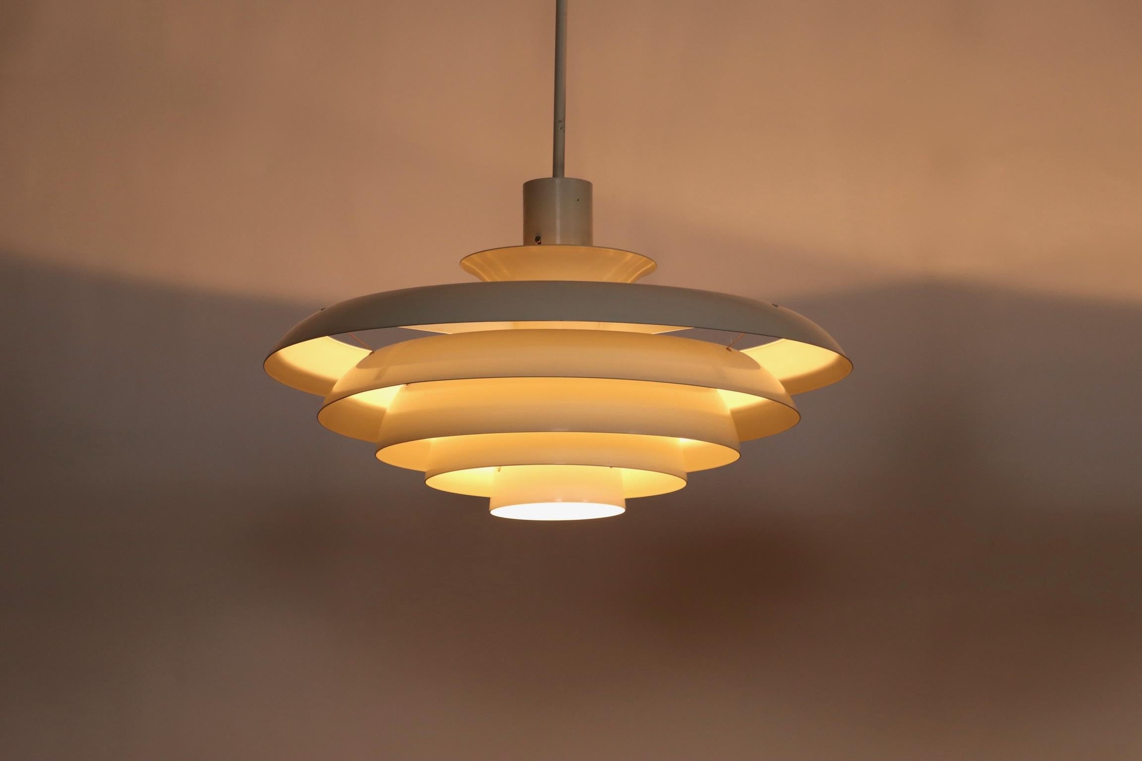 Vintage Pendant Lamp By Fagerhults Belysning, Sweden 1970s 3