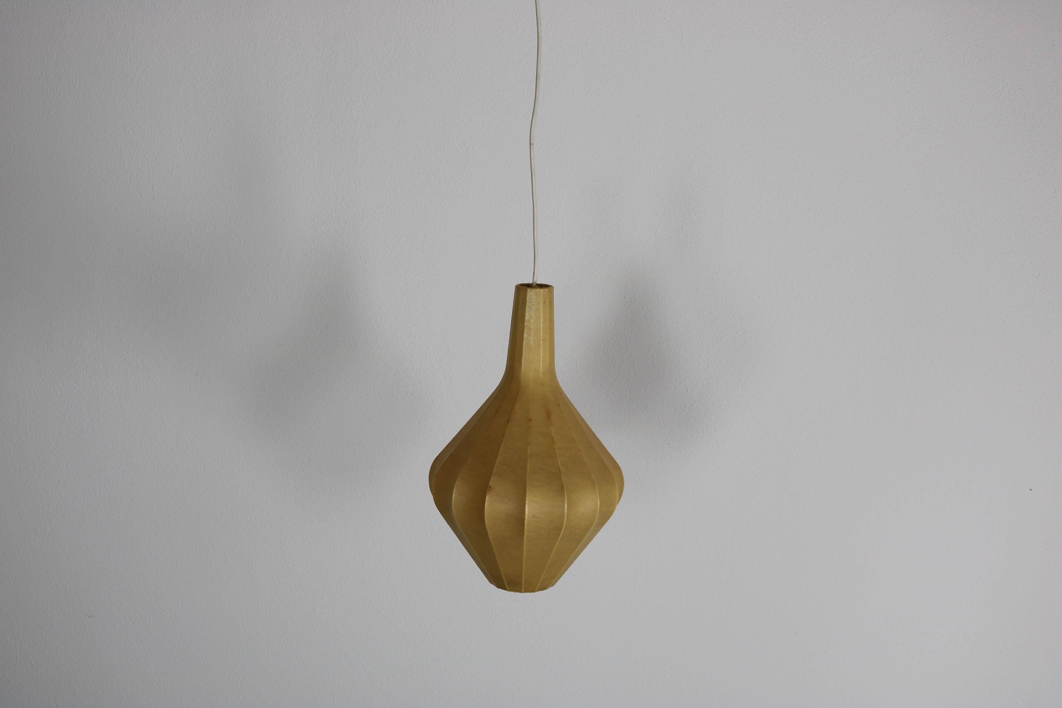 Mid-Century Modern Vintage pendant lamp by Friedel Wauer for Cocoon Leuchten International, 1960 For Sale