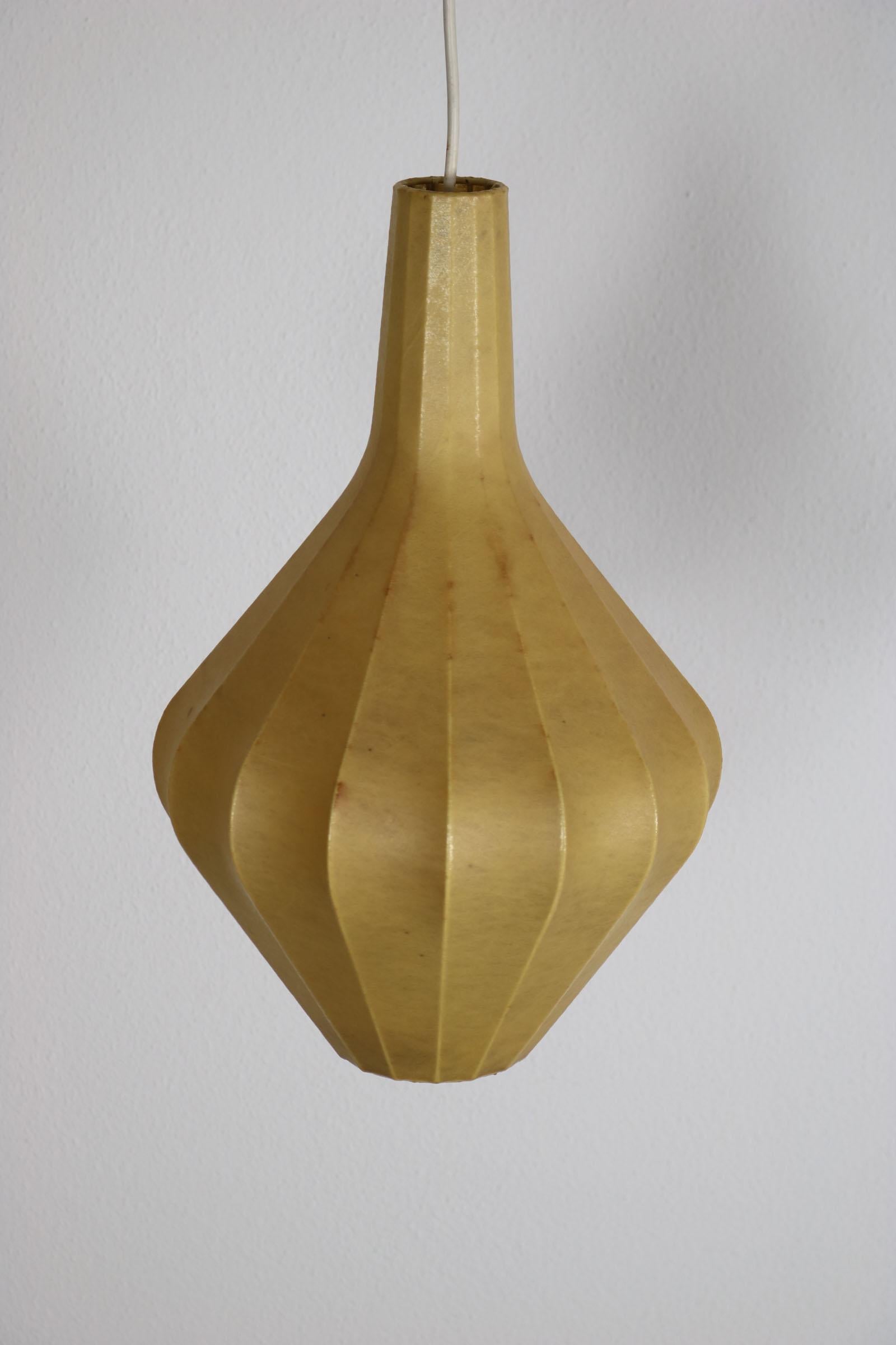 Vintage pendant lamp by Friedel Wauer for Cocoon Leuchten International, 1960 In Good Condition For Sale In Wolfurt, AT