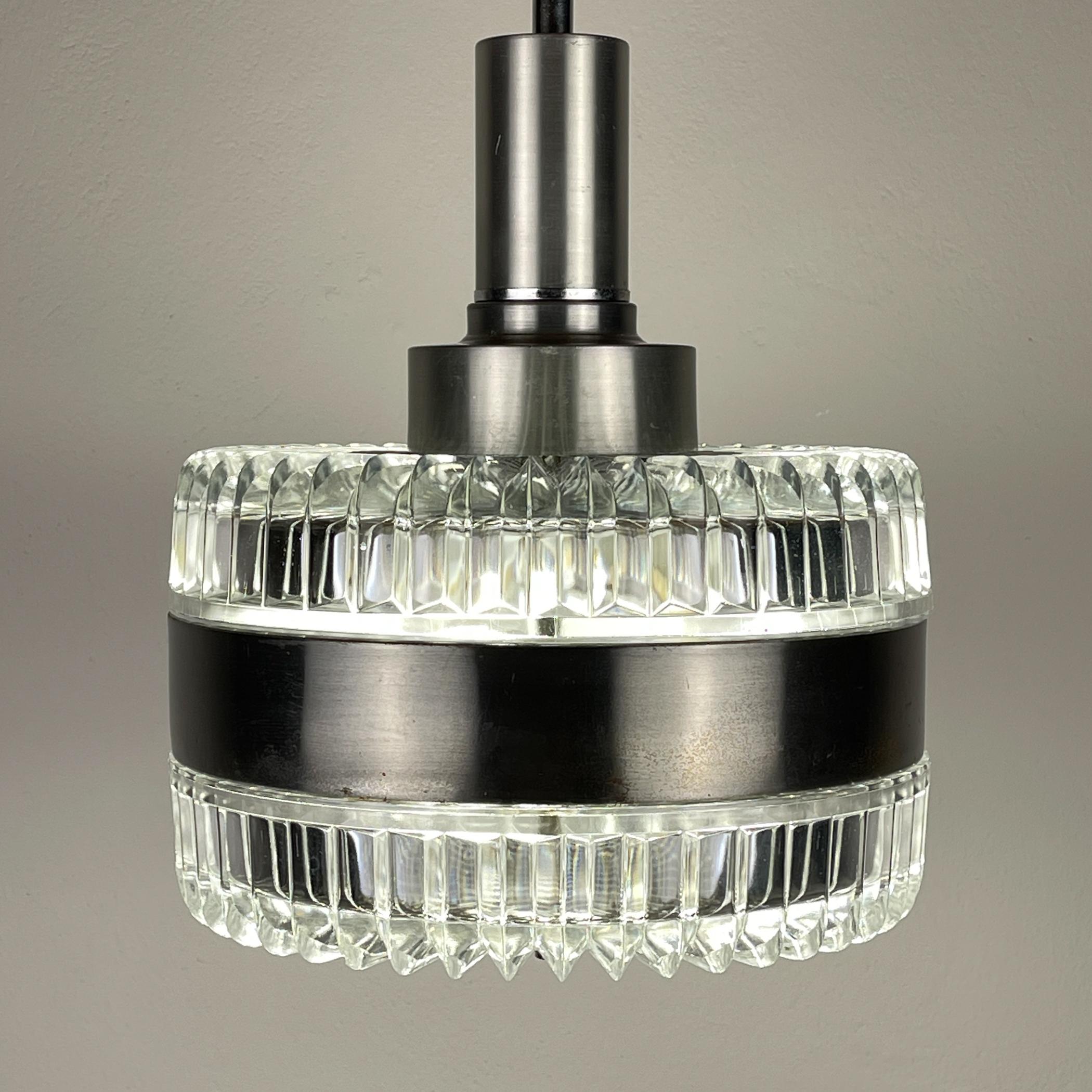 Vintage pendant lamp by Gaetano Sciolari, Italy, 1970s For Sale 5
