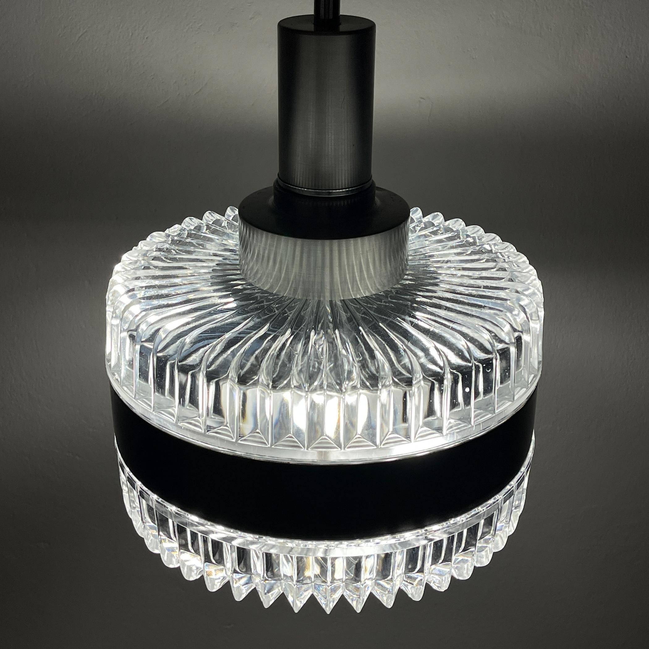 Vintage pendant lamp by Gaetano Sciolari, Italy, 1970s For Sale 7