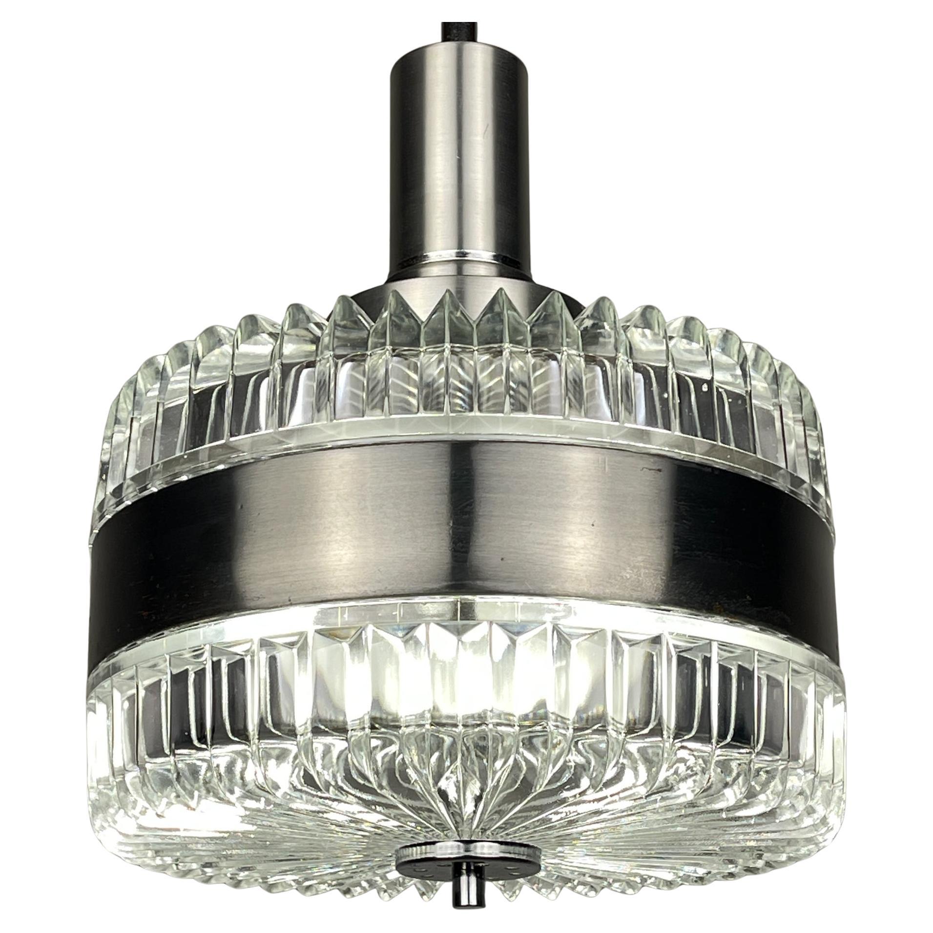Vintage pendant lamp by Gaetano Sciolari, Italy, 1970s For Sale