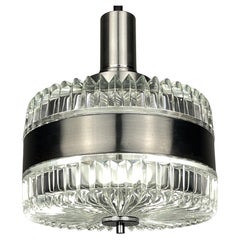 Lampe à suspension vintage de Gaetano Sciolari, Italie, 1970