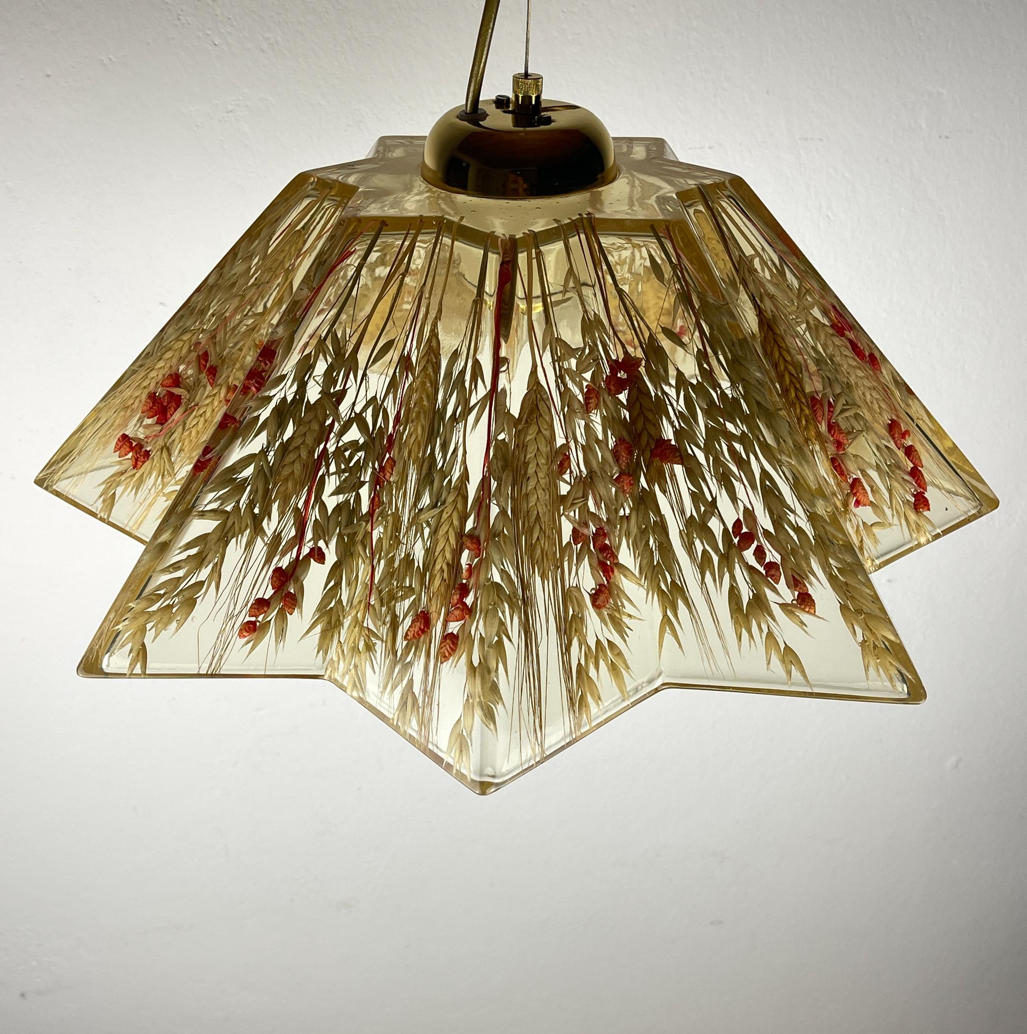 Vintage pendant lamp by Riccardo Marzi RM, Made in Italy - Firenze, 1980s 9
