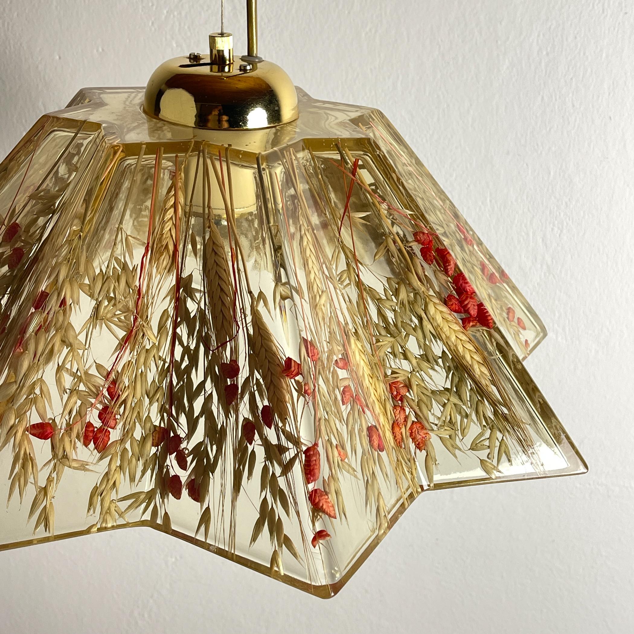 20th Century Vintage pendant lamp by Riccardo Marzi RM, Made in Italy - Firenze, 1980s