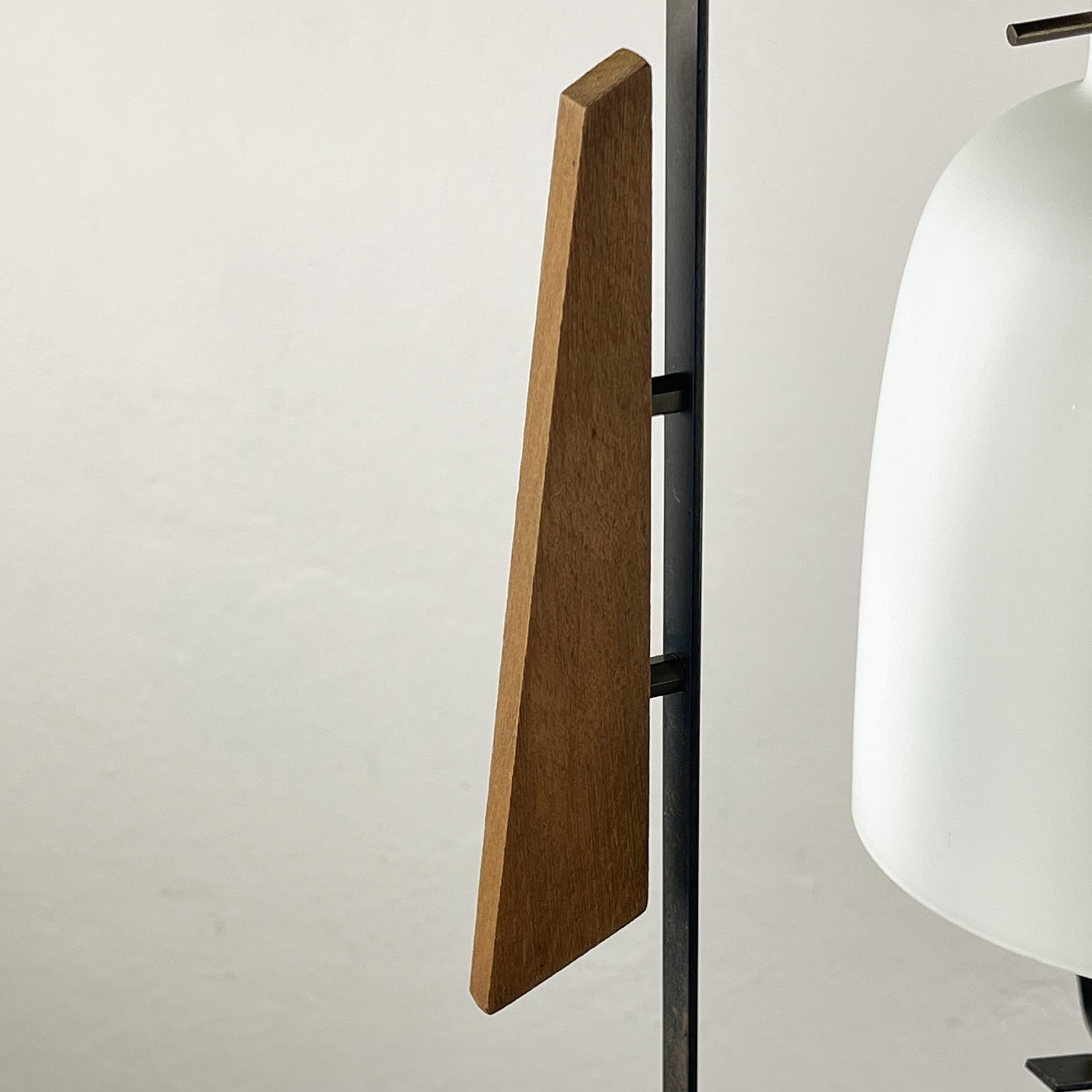 Vintage pendant lamp by Stilnovo Italy 1950s For Sale 10