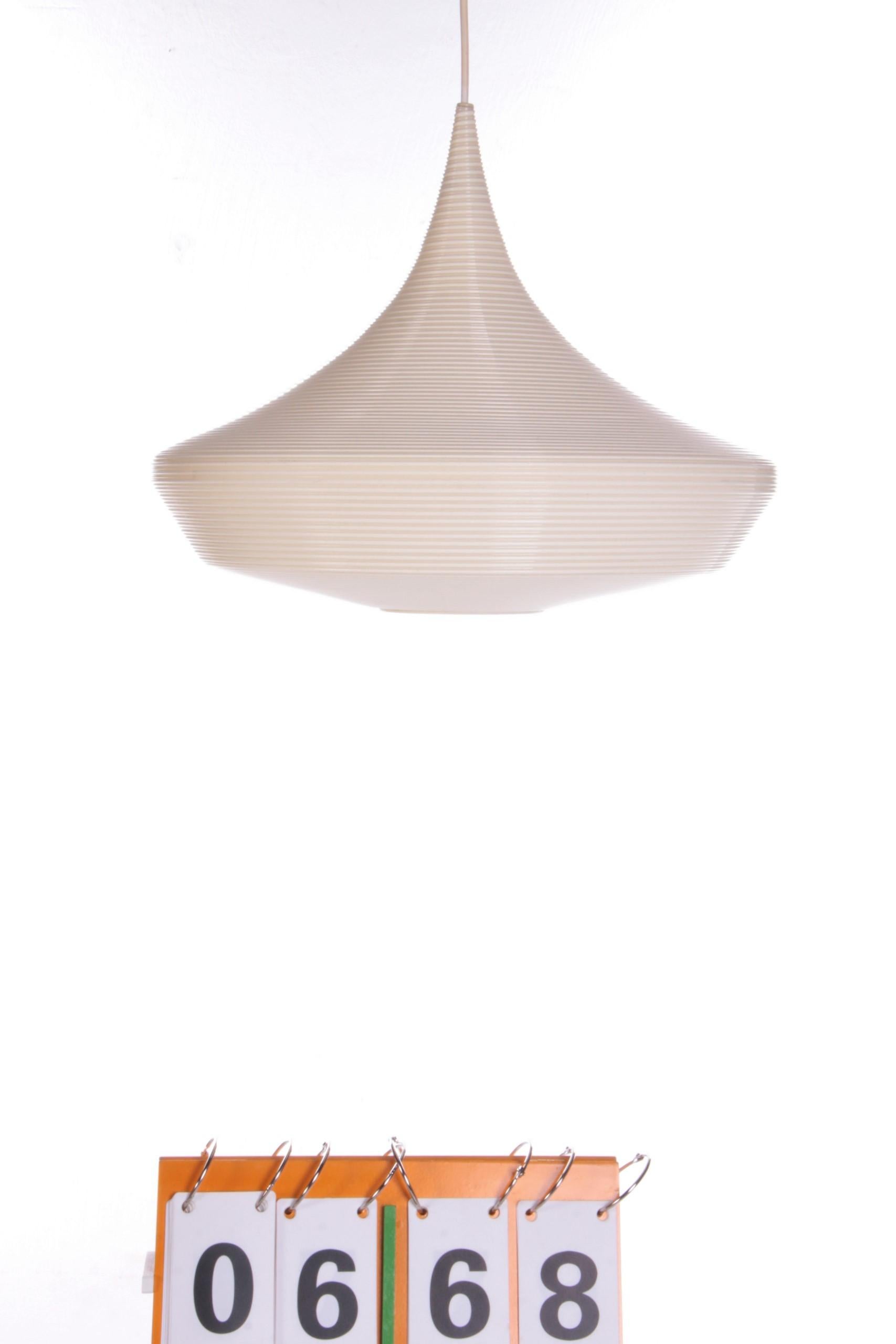 Vintage Pendant Lamp by Yasha Heifetz for Rotaflex Heifetz, 1960s For Sale 8