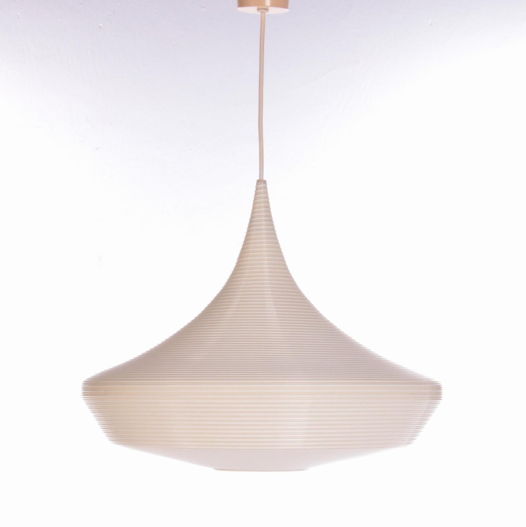 20th Century Vintage Pendant Lamp by Yasha Heifetz for Rotaflex Heifetz, 1960s For Sale