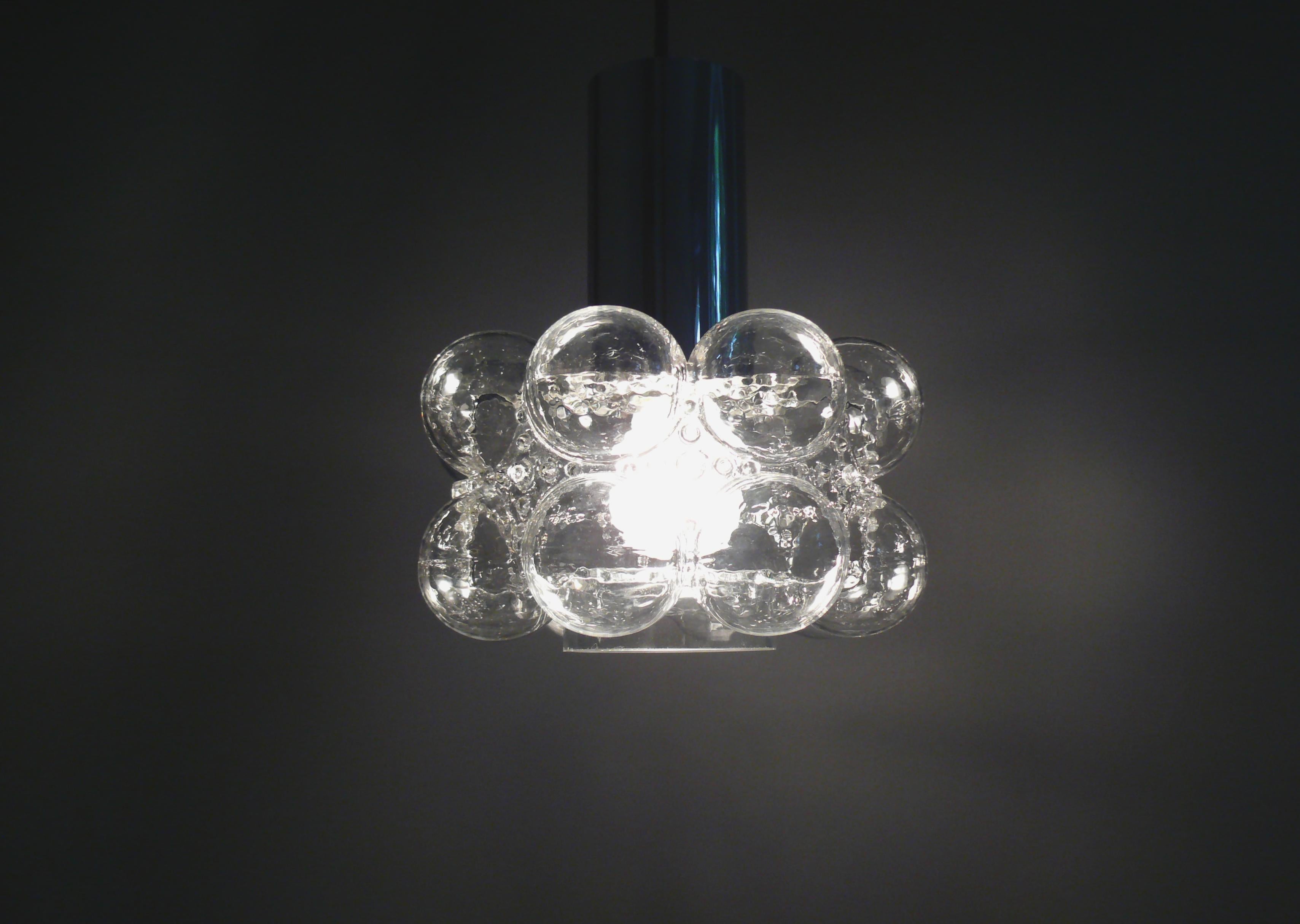 Lampada a sospensione vintage - Helena Tynell per Glashütte Limburg, anni '70 In condizioni buone in vendita a Schwerin, MV