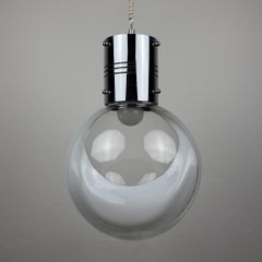 Lampada a sospensione vintage Membrane di Toni Zuccheri per Venini, Italia 1960s