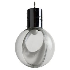 Lampada a sospensione vintage Membrane di Toni Zuccheri per Venini, Italia 1960s