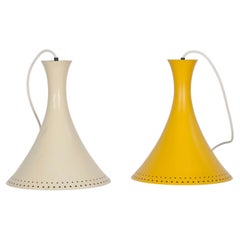 Vintage Pendant Lamp Pair from the Italian 1950s. 