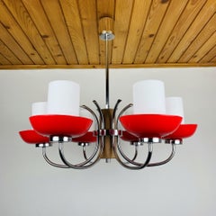 Vintage pendant lamp Sijaj Hrastnik Yugoslavia 1980s