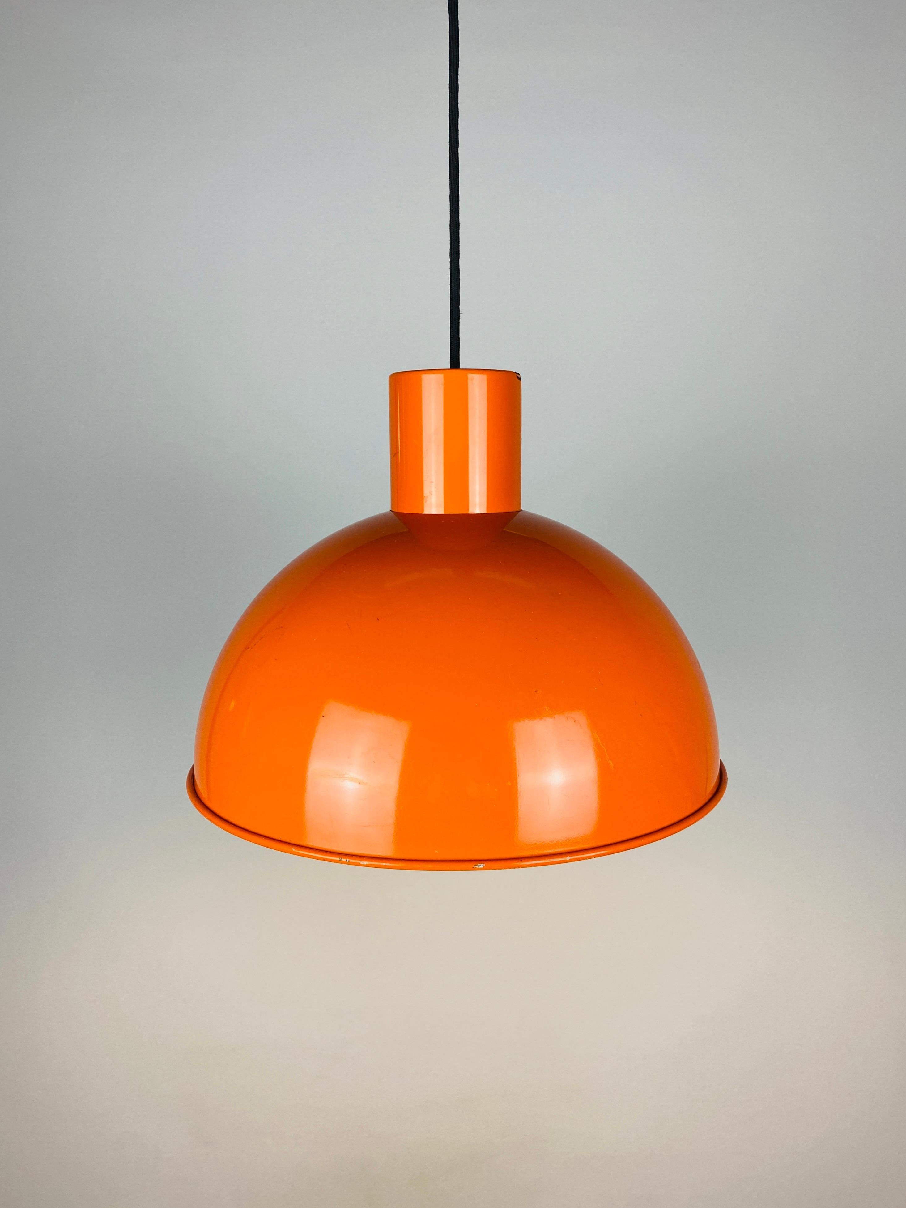 Vintage Pendant Light Bunker by Jo Hammerborg for Fog and Morup, 1970 6