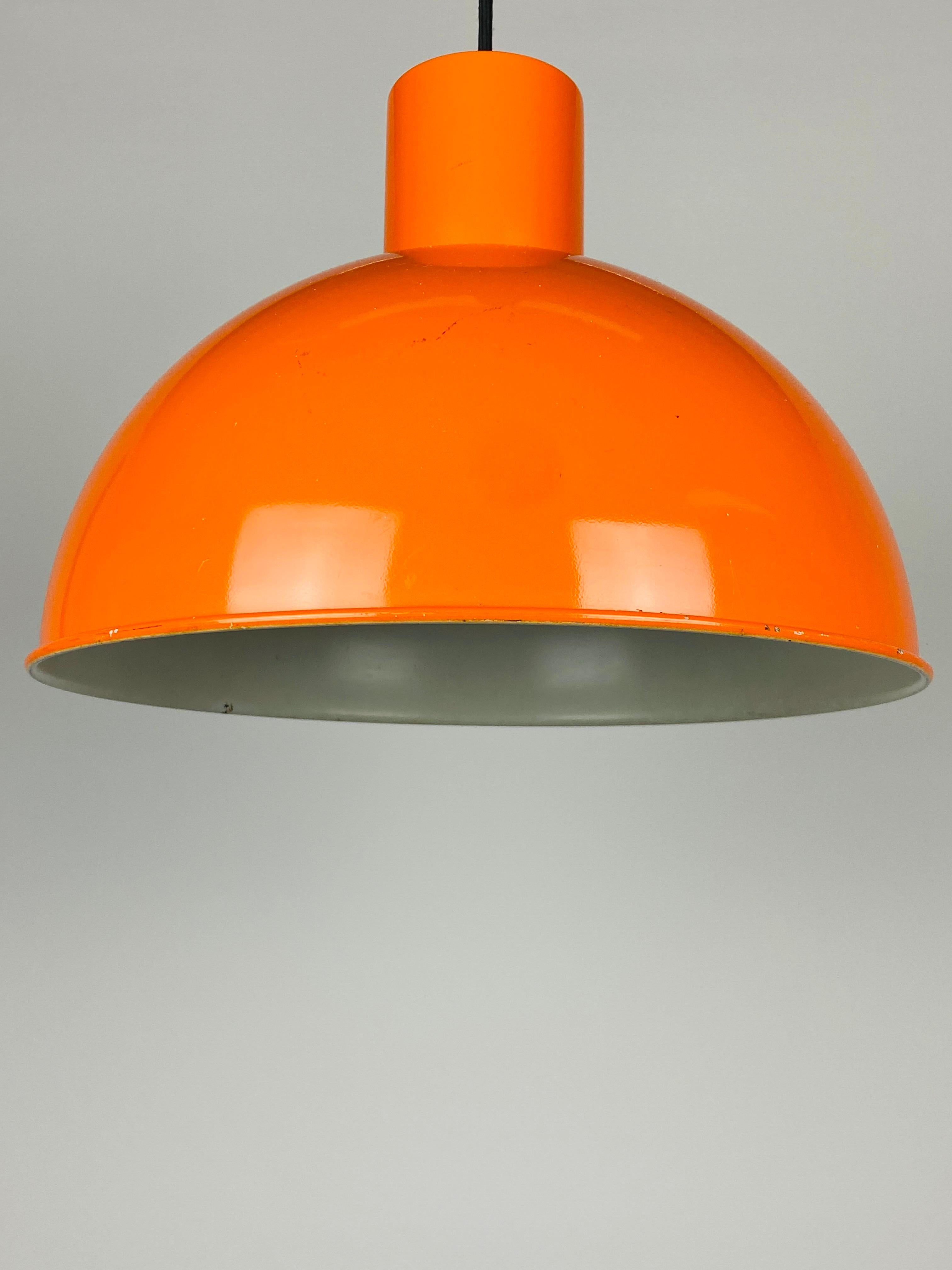 Danish Vintage Pendant Light Bunker by Jo Hammerborg for Fog and Morup, 1970