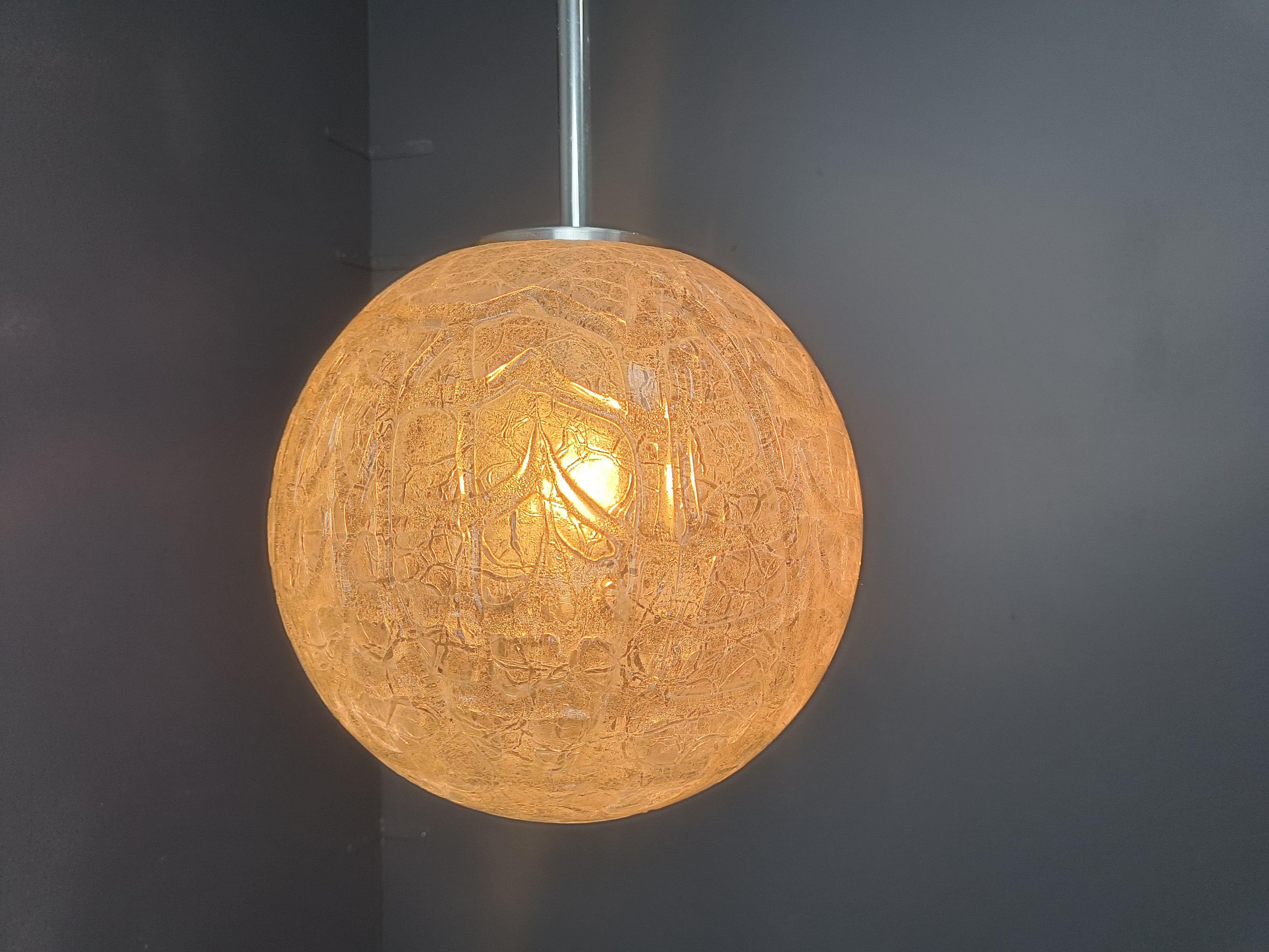 Mid-Century moderno Lampada a sospensione vintage di Doria Leuchten, anni '60 in vendita
