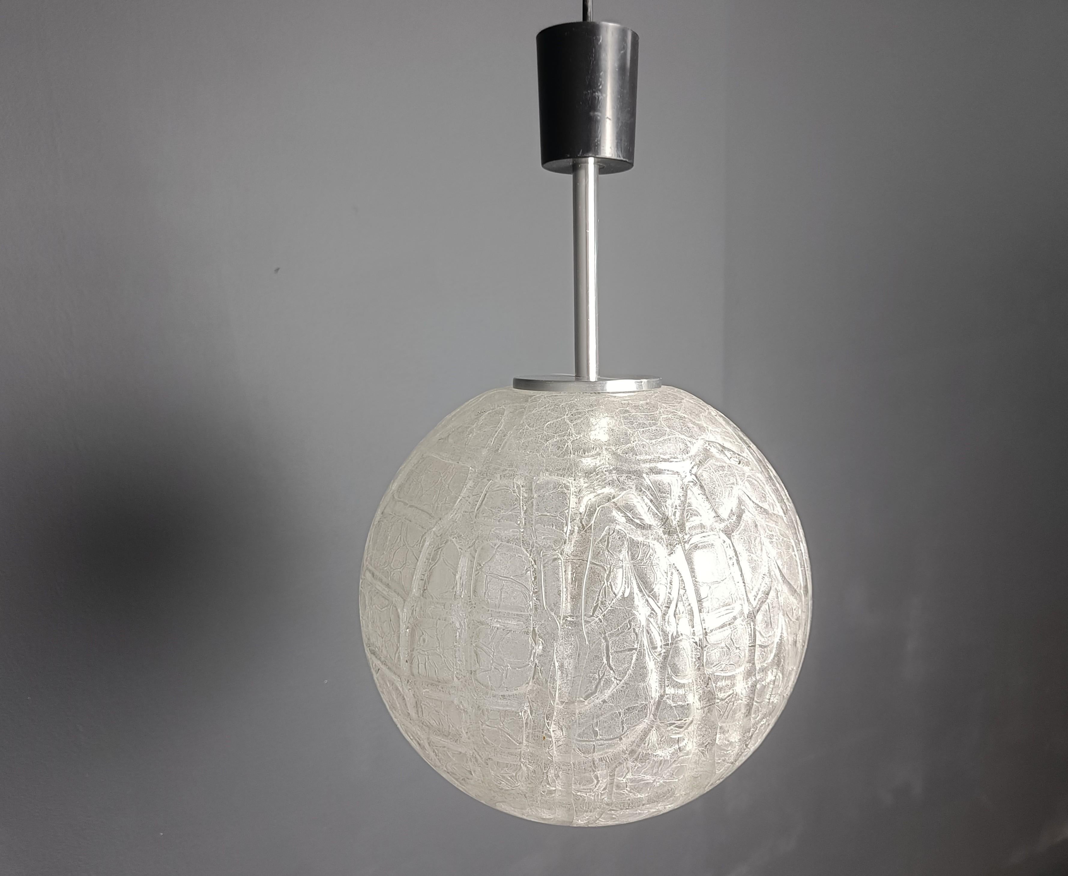 Lampada a sospensione vintage di Doria Leuchten, anni '60 In condizioni buone in vendita a Leuven, Vlaams Gewest