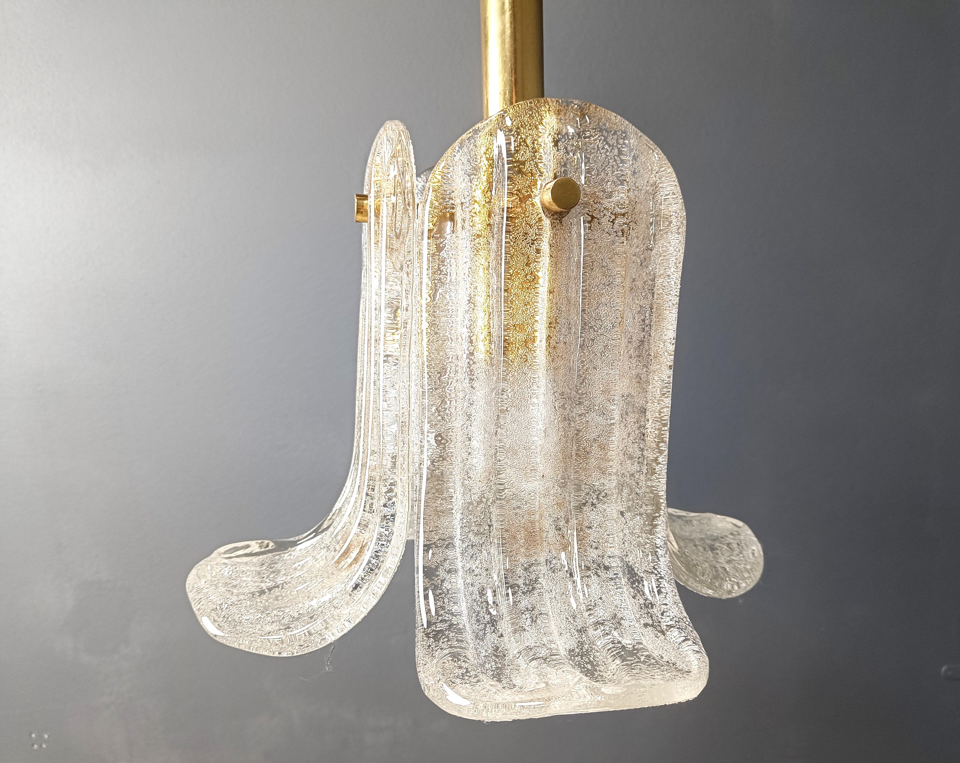 Lampada a sospensione vintage di Glashutte Limburg, anni '60 in vendita 3
