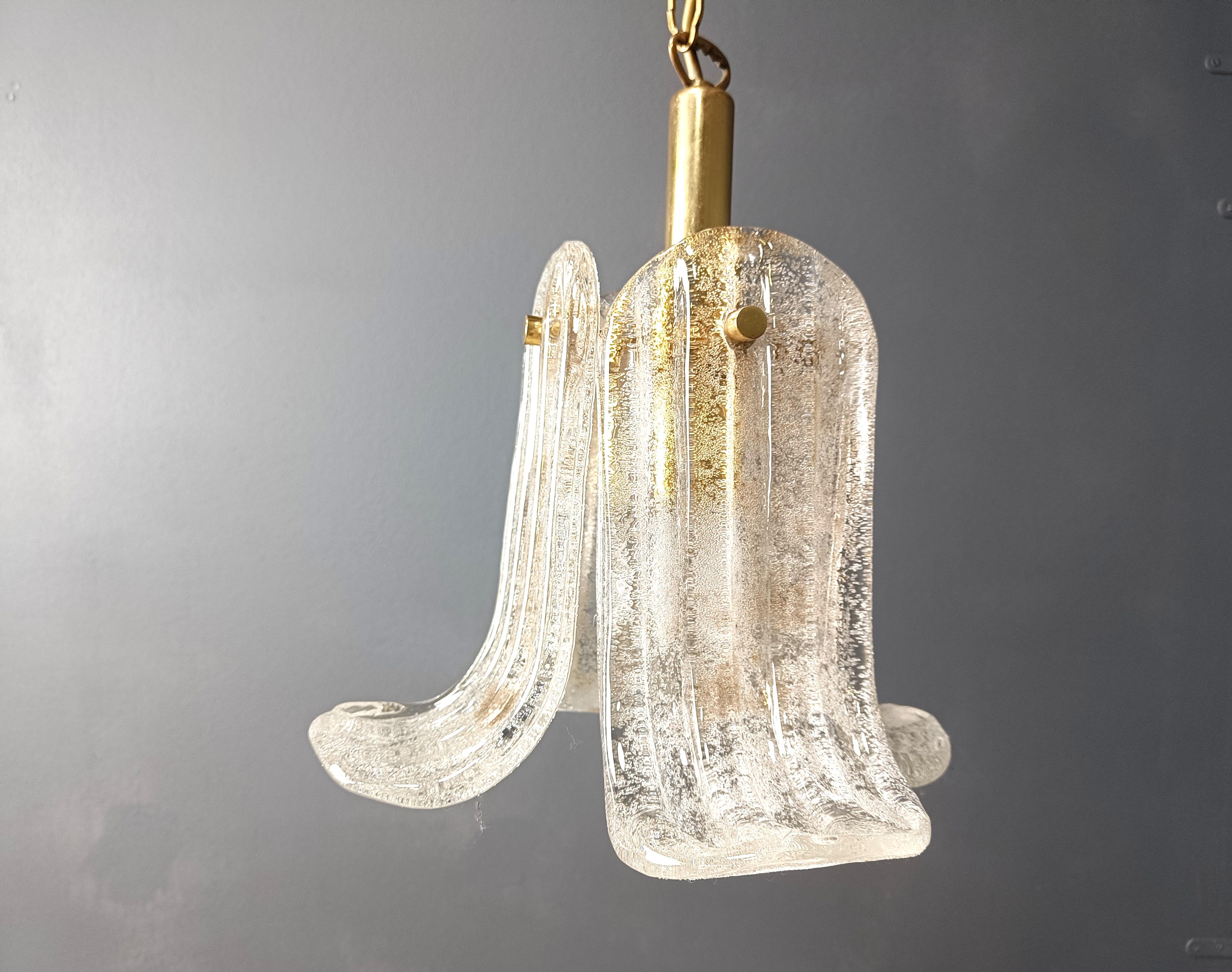 Lampada a sospensione vintage di Glashutte Limburg, anni '60 in vendita 4