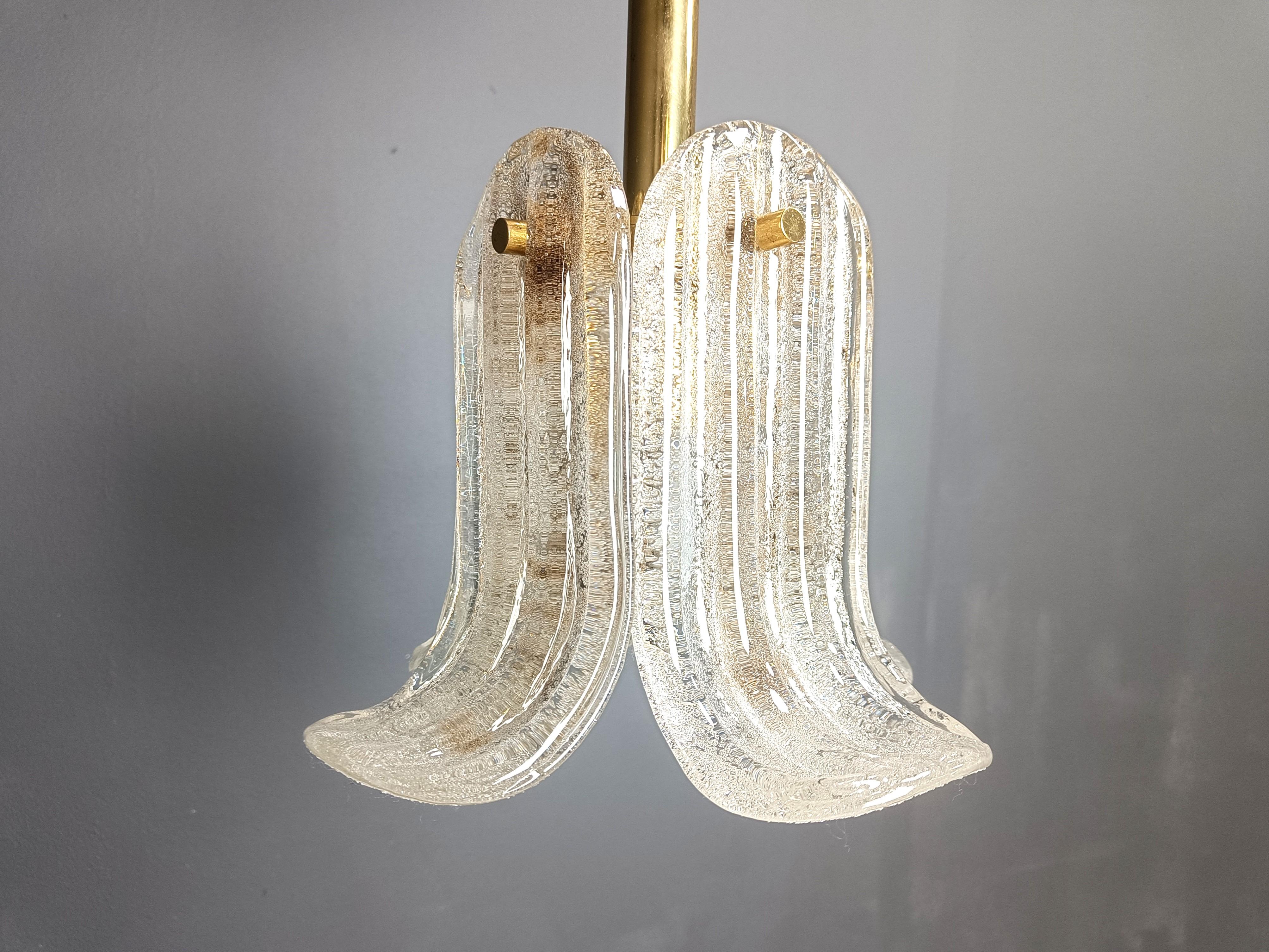 Lampada a sospensione vintage di Glashutte Limburg, anni '60 in vendita 2