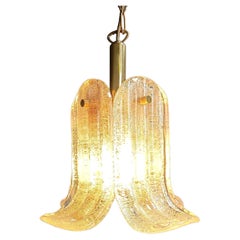 Vintage pendant light by Glashutte Limburg, 1960s