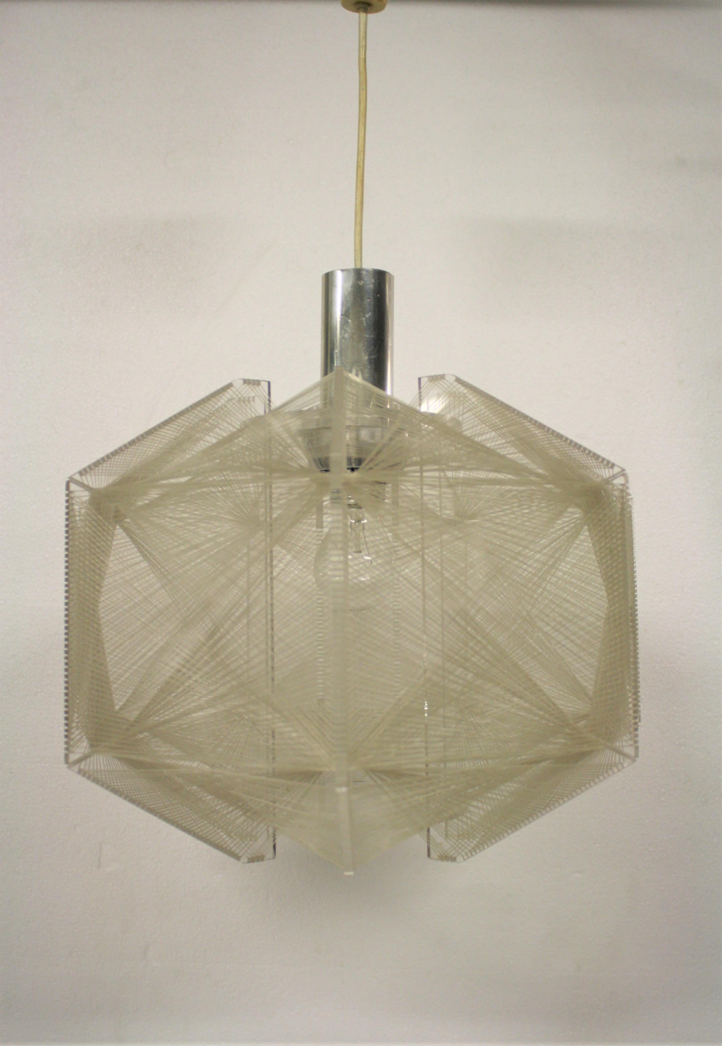 Mid-Century Modern Vintage Pendant Light by Paul Secon for Sompex, 1960s
