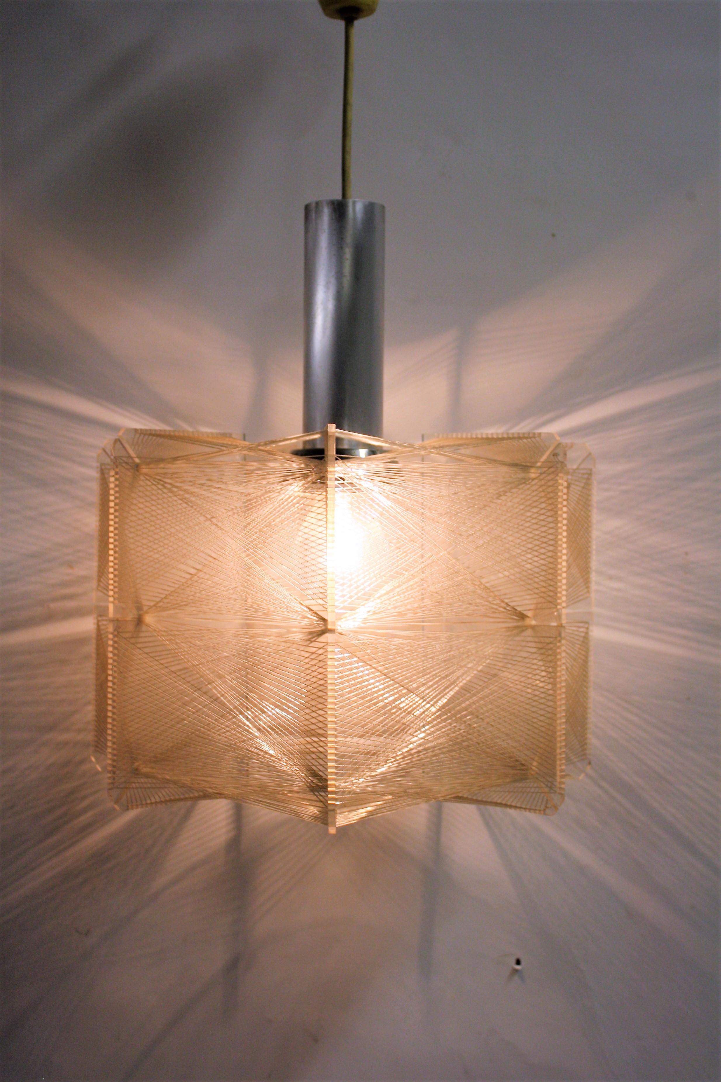 Mid-20th Century Vintage Pendant Light by Paul Secon for Sompex, 1960s