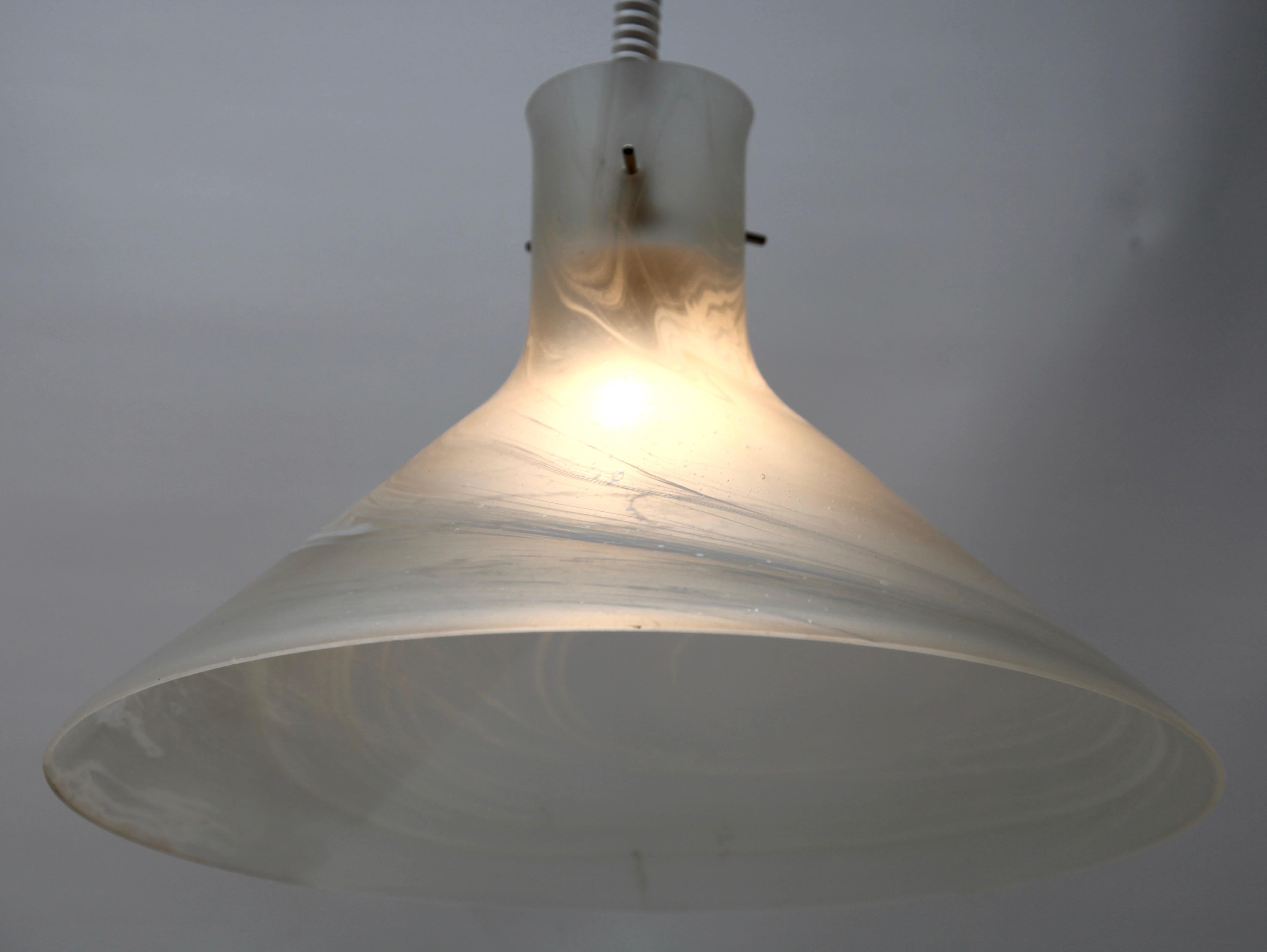Mid-Century Modern Vintage Pendant Light by Peill & Putzler, Germany, 1960s For Sale
