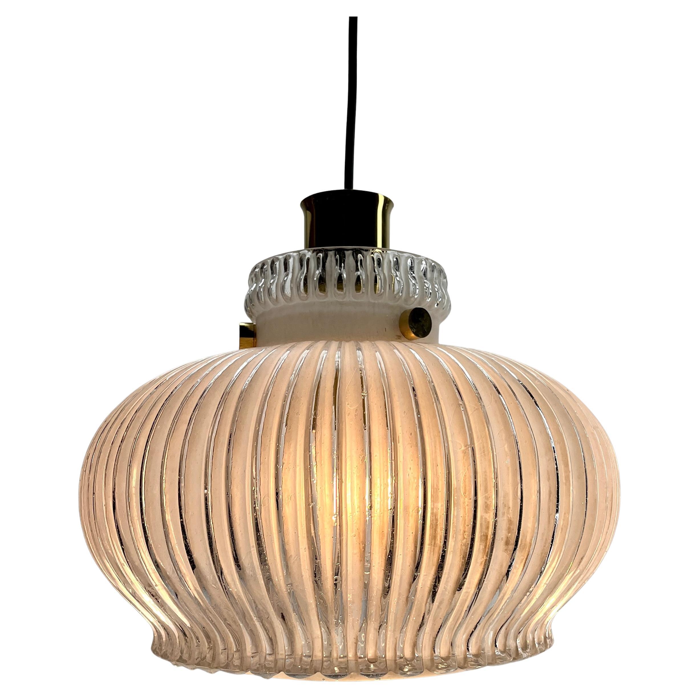 Mid-Century Modern Vintage Pendant Light by Peill & Putzler, Germany, 1960s For Sale