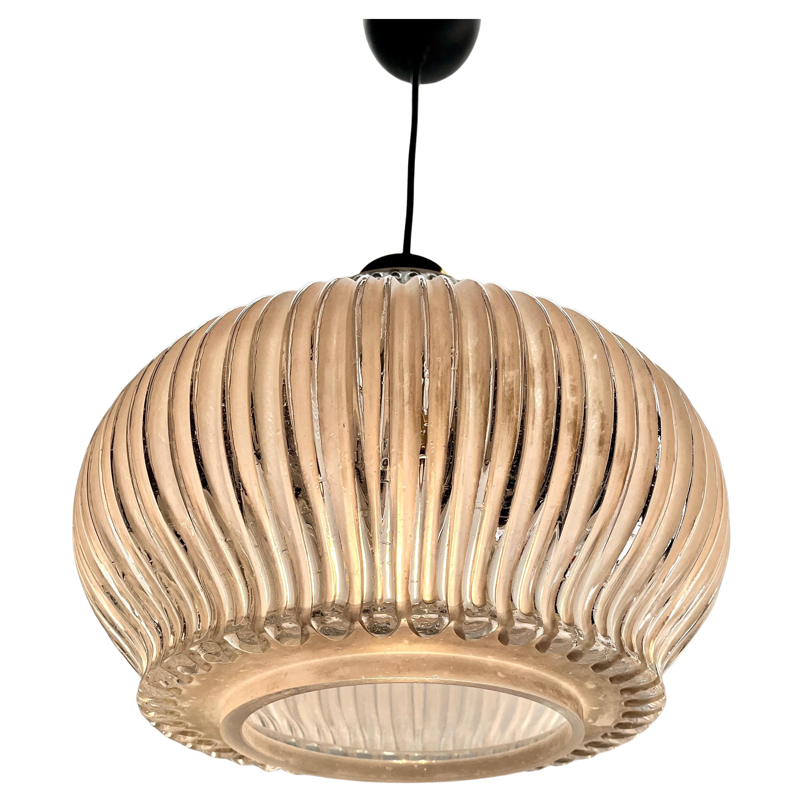 Hand-Crafted Vintage Pendant Light by Peill & Putzler, Germany, 1960s For Sale
