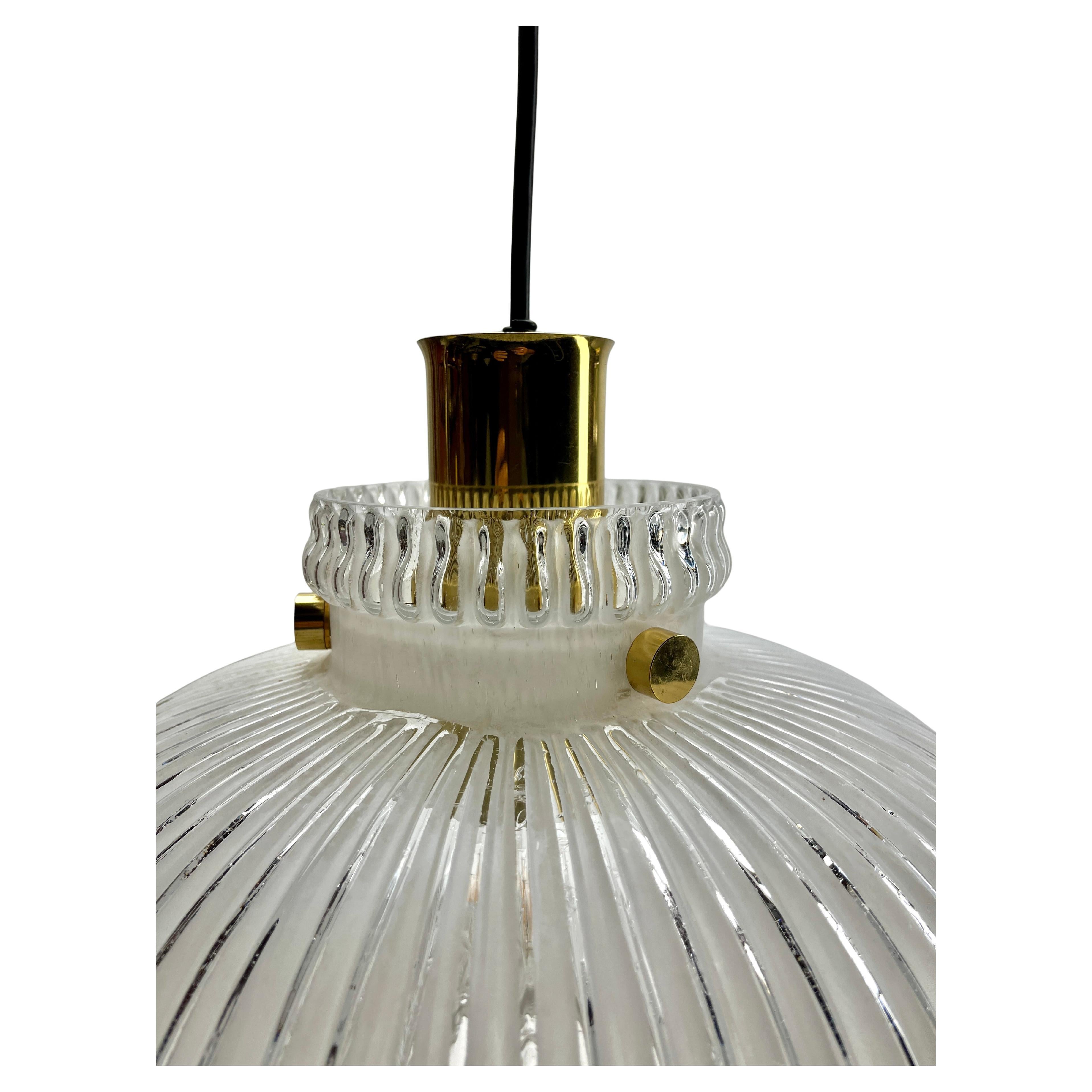 Mid-20th Century Vintage Pendant Light by Peill & Putzler, Germany, 1960s For Sale